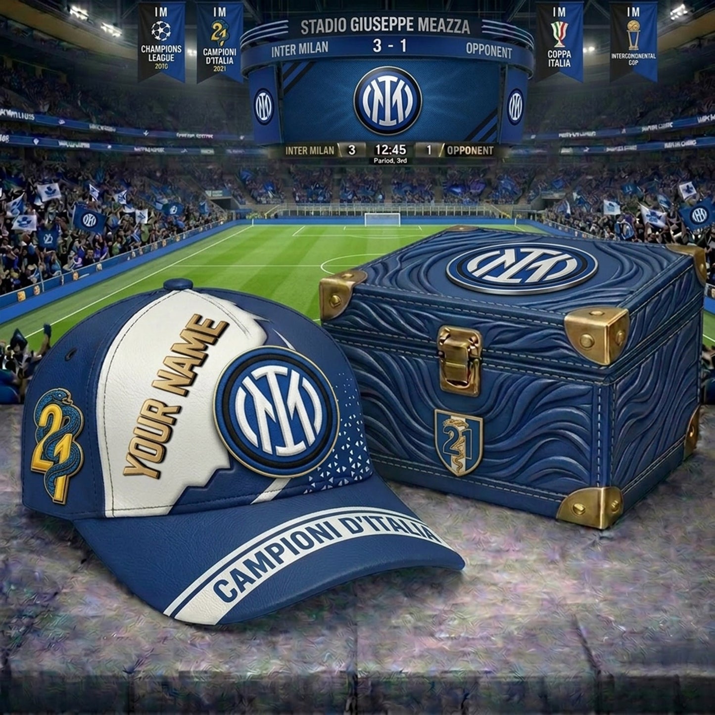 Cappello Campioni dƒ?????Italia Limited X INTER HAT V7 NDT NHM 070526