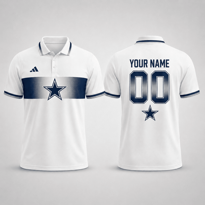 DC Premium NFL Personalized Match Day Polo Shirt