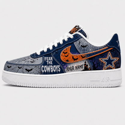 DC x Premium NFL Fear The Team Halloween AF1 Sneakers