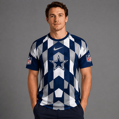 DC x Premium NFL Geometric Fan Performance T-Shirt