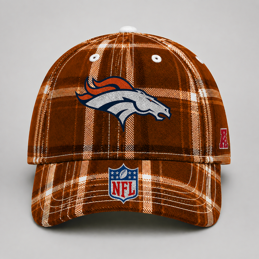 DEN x NFL Premium Varsity Plaid Cap