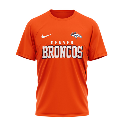 DEN x NFL Whole Lot of Football Christian Cross 3D Shirt