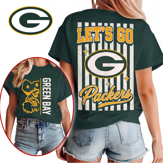 GB x NFL Premium Victory Stripe 3D Shirt
