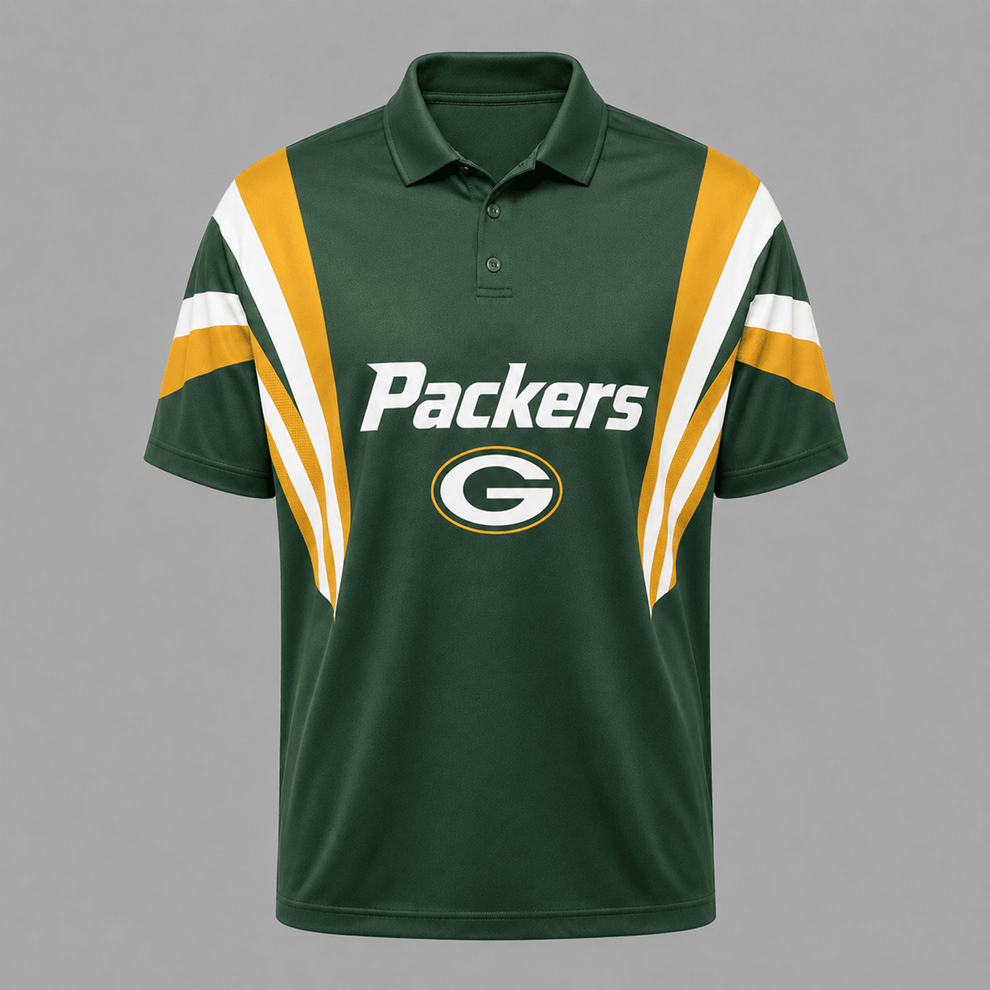 GB x NFL Sleeve Collared Sports Polo Shirt