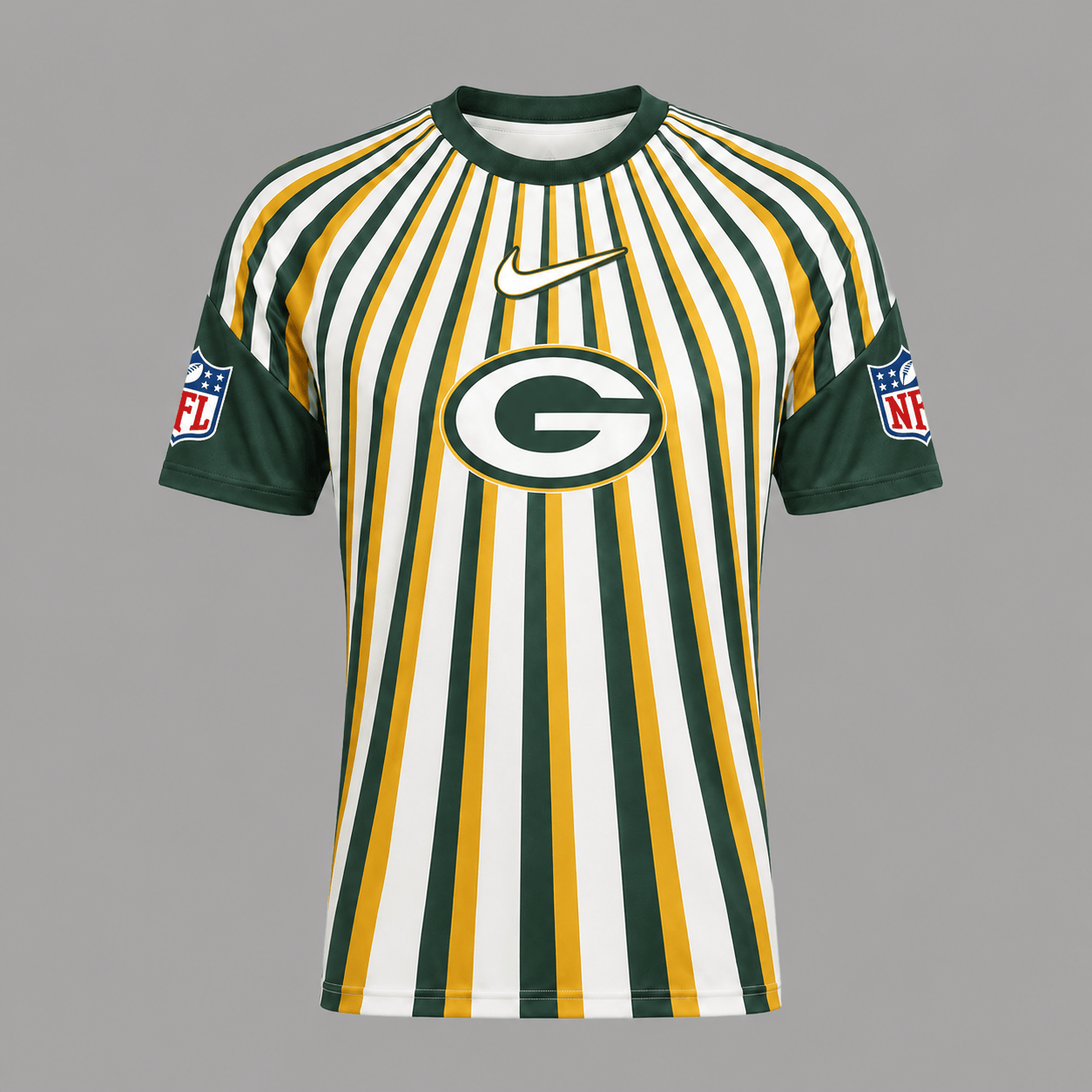 GBP Premium NFL Men’s Athletic Vertical Stripe T-Shirt