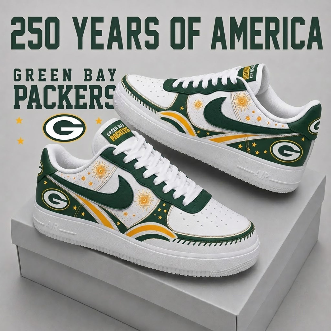 GBP x NFL Premium AF1 Sneaker Gift For Fan