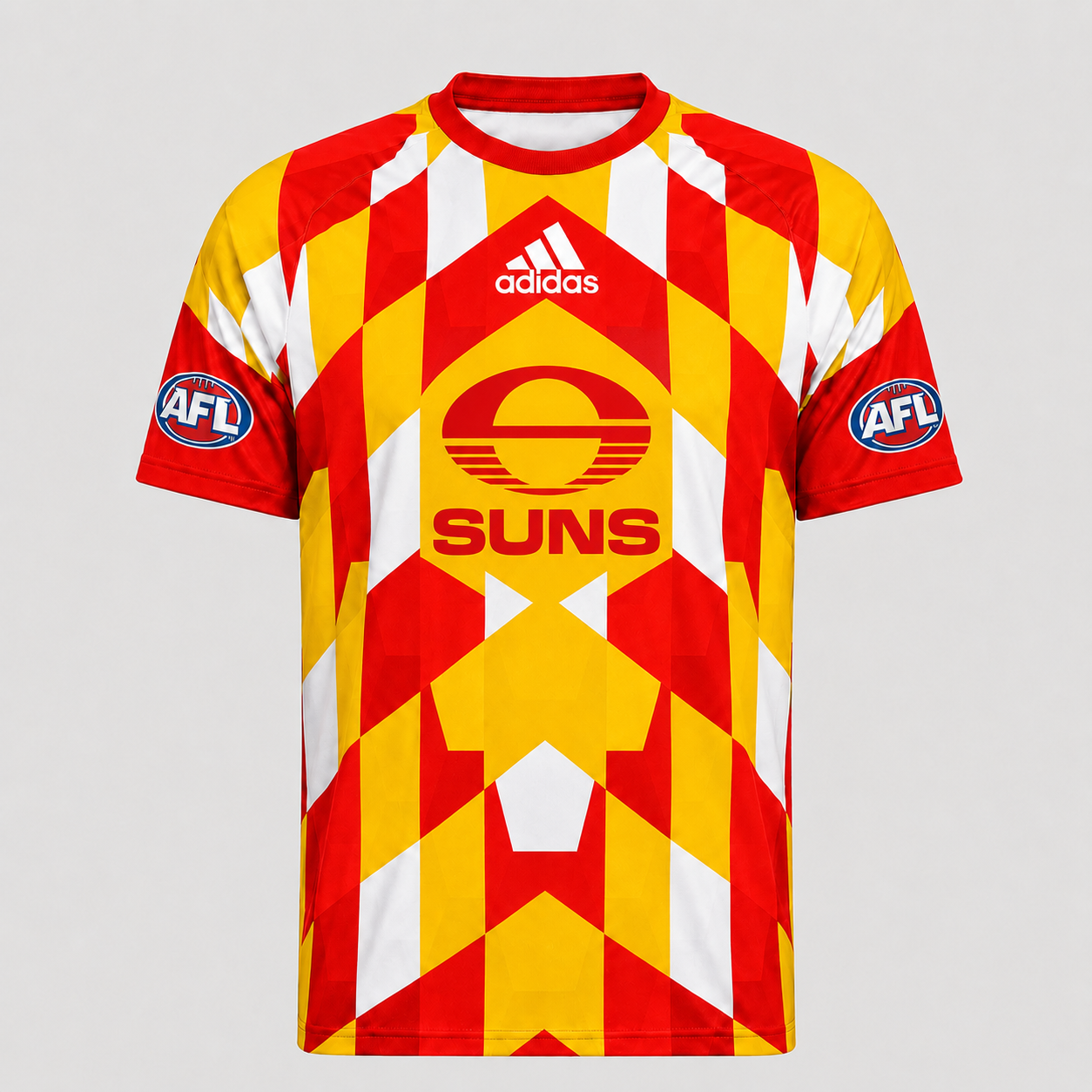 GCS x AFL Premium Geometric Fan Performance T-Shirt