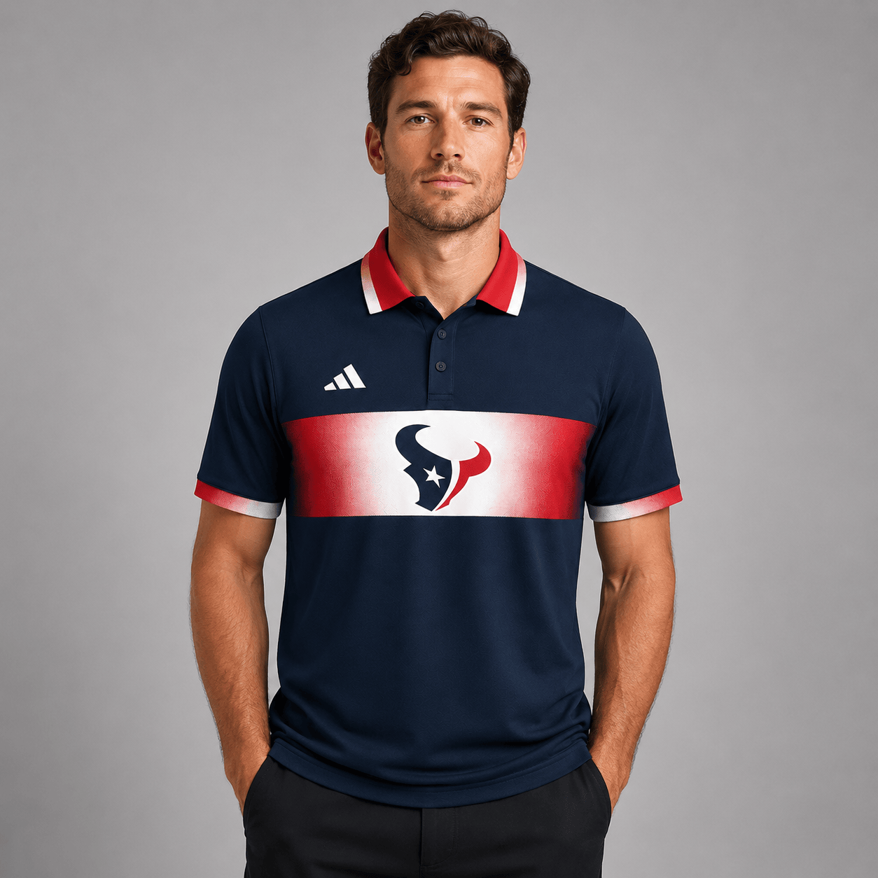 HT Premium NFL Personalized Match Day Polo Shirt