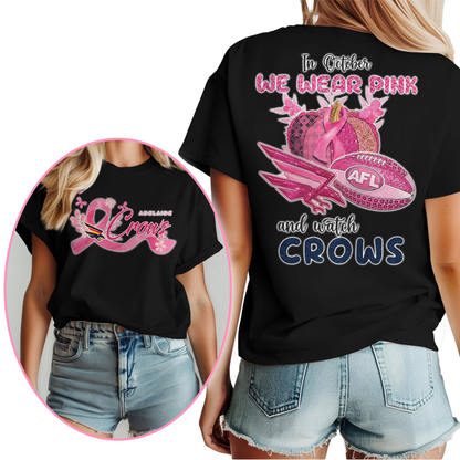 In October We Wear Pink And Watch AC Shirt