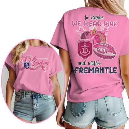 In October We Wear Pink And Watch FRE Shirt