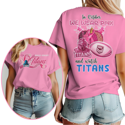 In October We Wear Pink And Watch GCT Shirt