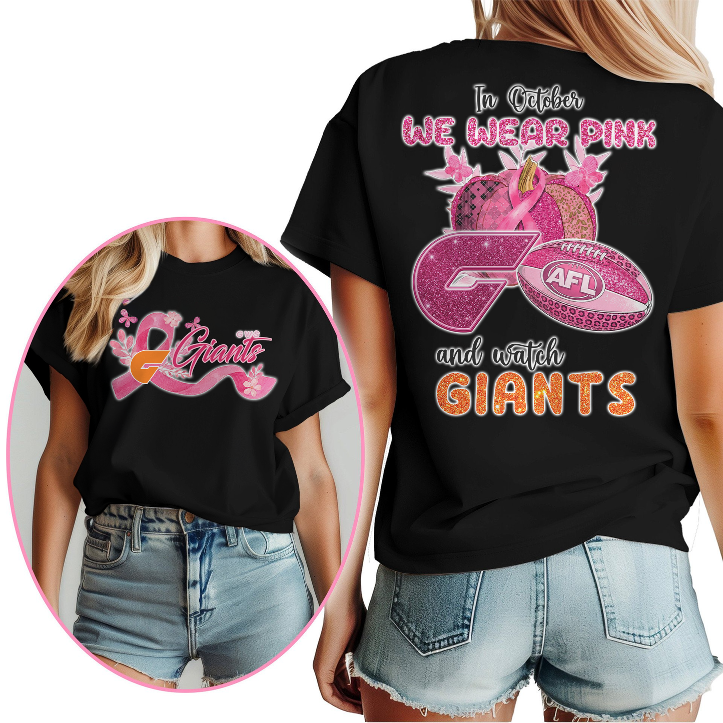 In October We Wear Pink And Watch GWSG Shirt