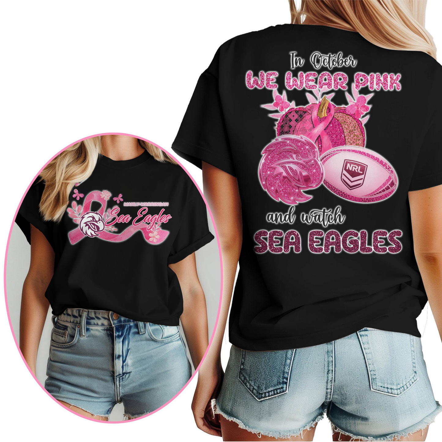 In October We Wear Pink And Watch MWSE Shirt