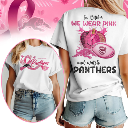 In October We Wear Pink And Watch PP Shirt