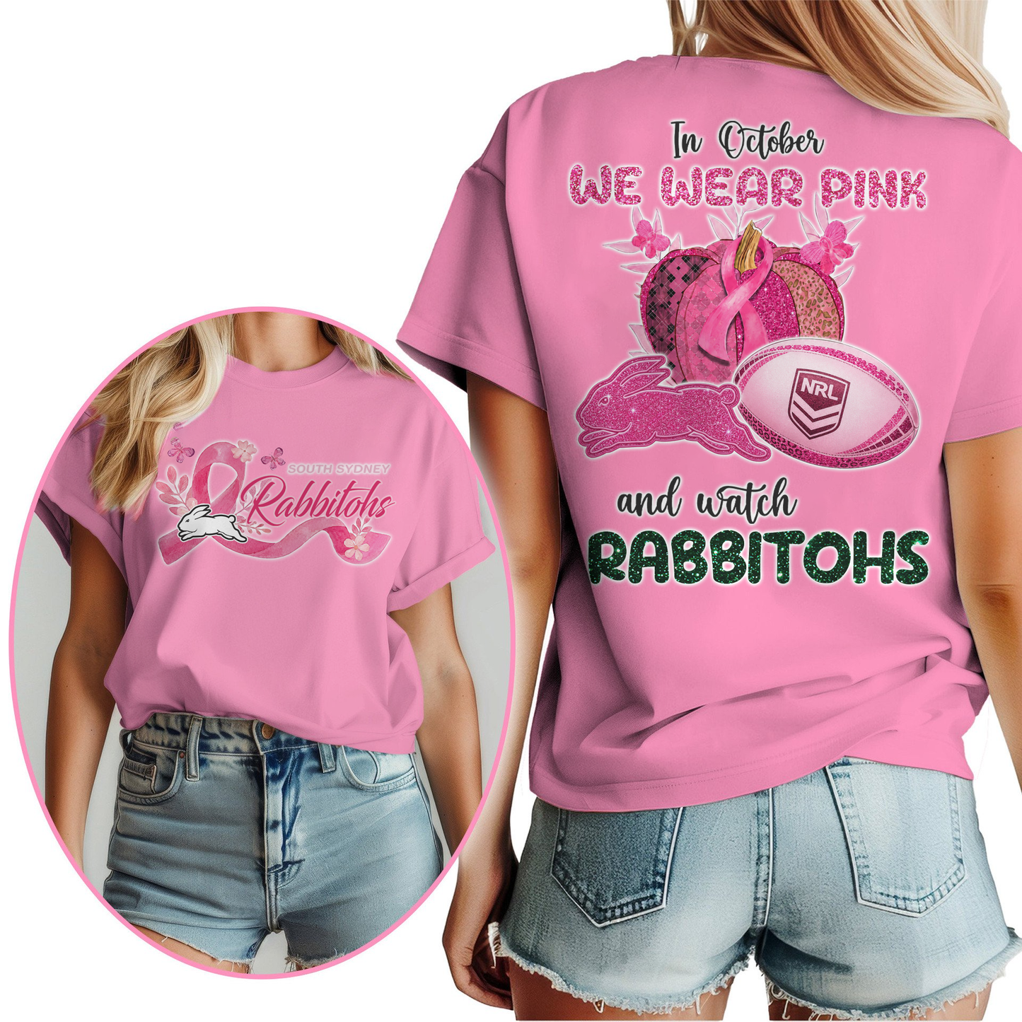 In October We Wear Pink And Watch SSR Shirt