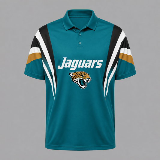 JAC x NFL Sleeve Collared Sports Polo Shirt