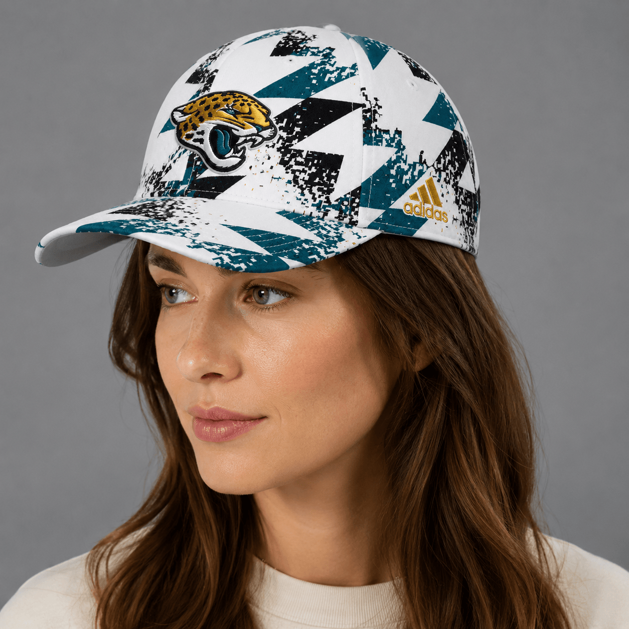 JJ Premium NFL Sports Fan Geometric Pattern Baseball Cap