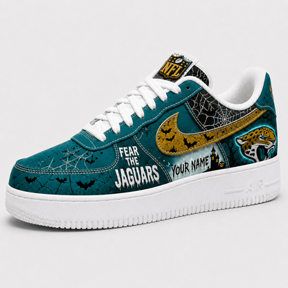 JJ x Premium NFL Fear The Team Halloween AF1 Sneakers