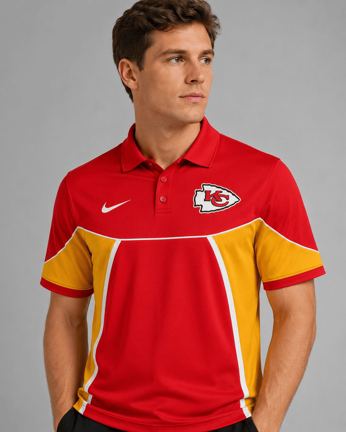 KCC Premium NFL Personalized Sports Style Polo Shirt