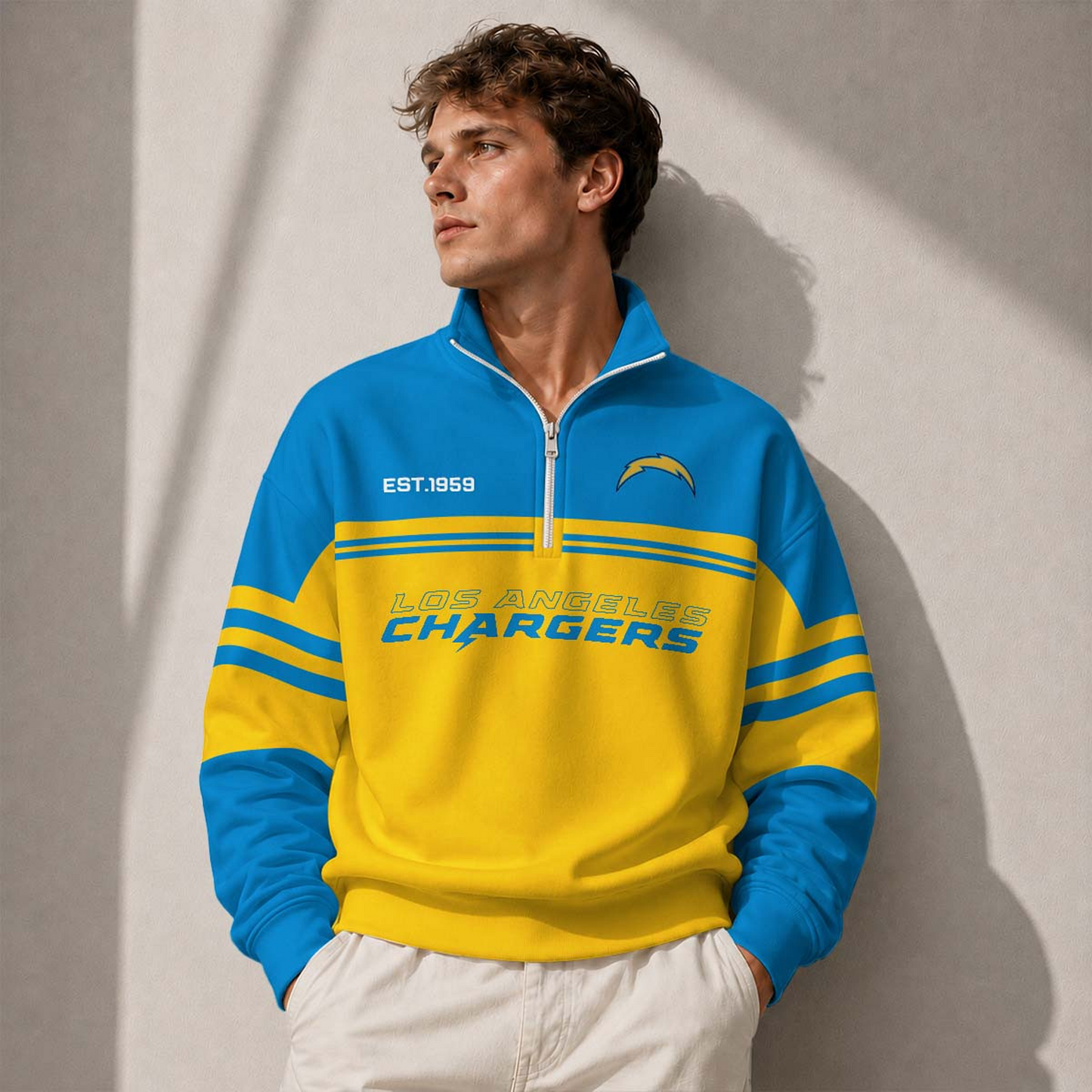 LAC x NFL Half-Zip Sweatshirt