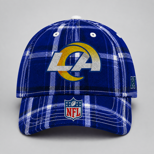 LAR x NFL Premium Varsity Plaid Cap