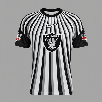 LVR Premium NFL Men’s Athletic Vertical Stripe T-Shirt