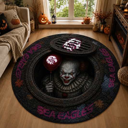 MAN x NRL Halloween IT Rug
