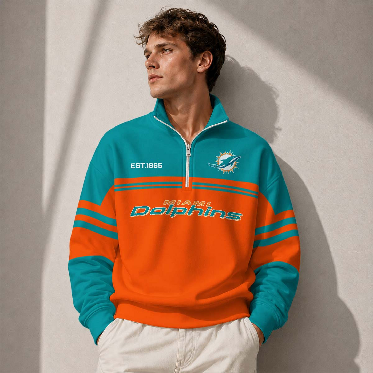 MIA x NFL Half-Zip Sweatshirt