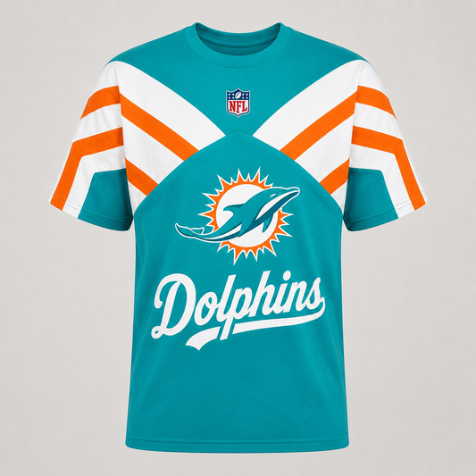 MIA x NFL Men's Casual Performance Tee T-Shirt
