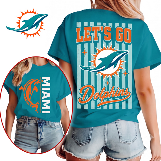 MIA x NFL Premium Victory Stripe 3D Shirt