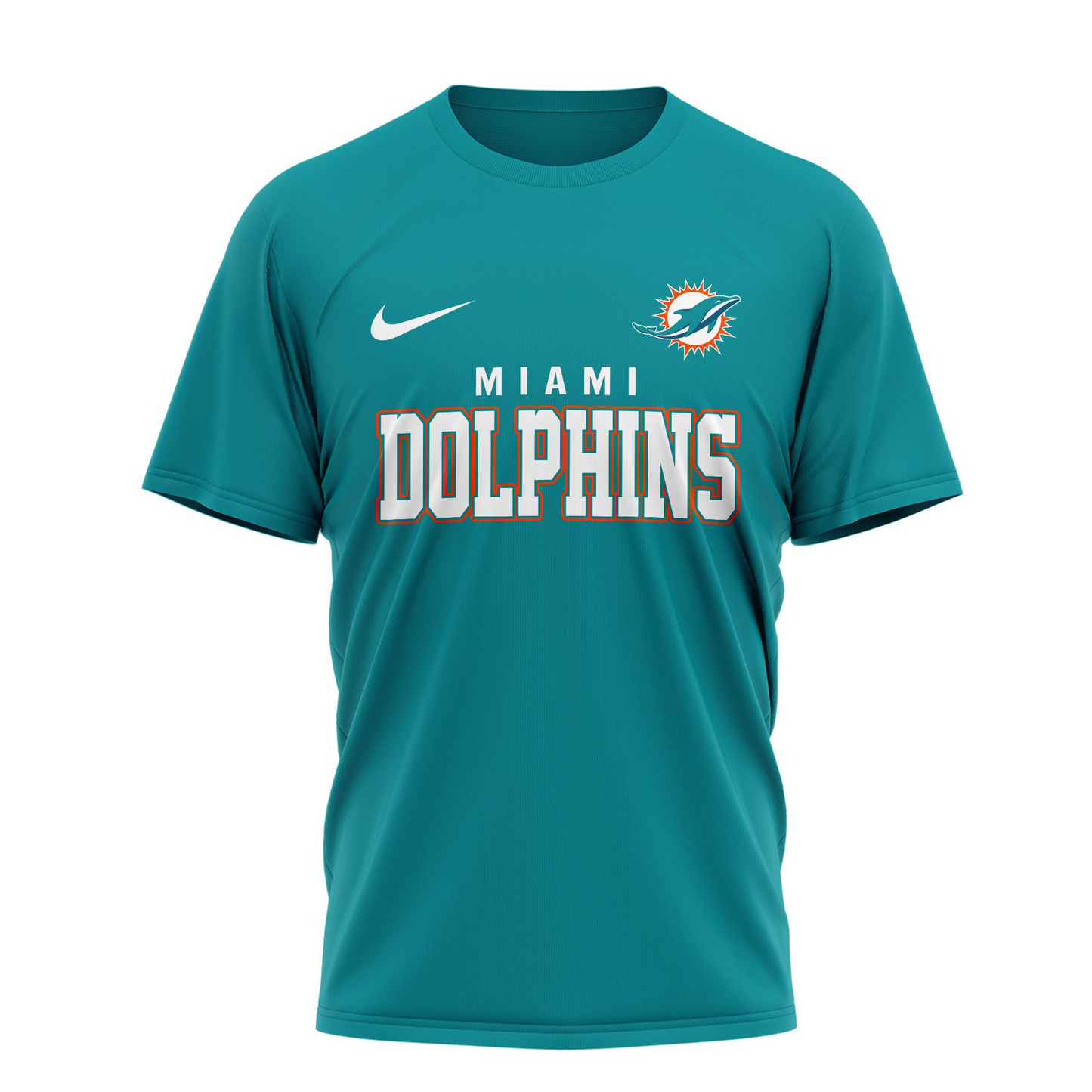 MIA x NFL Whole Lot of Football Christian Cross 3D Shirt
