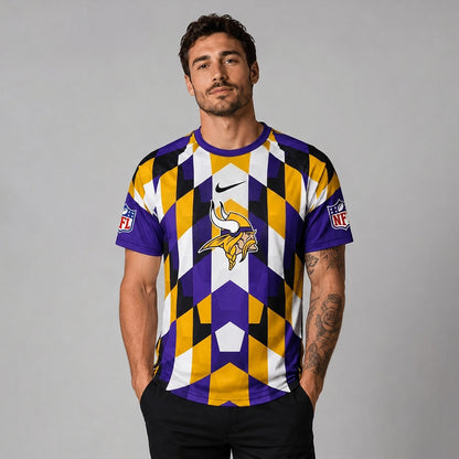 MV x Premium NFL Geometric Fan Performance T-Shirt