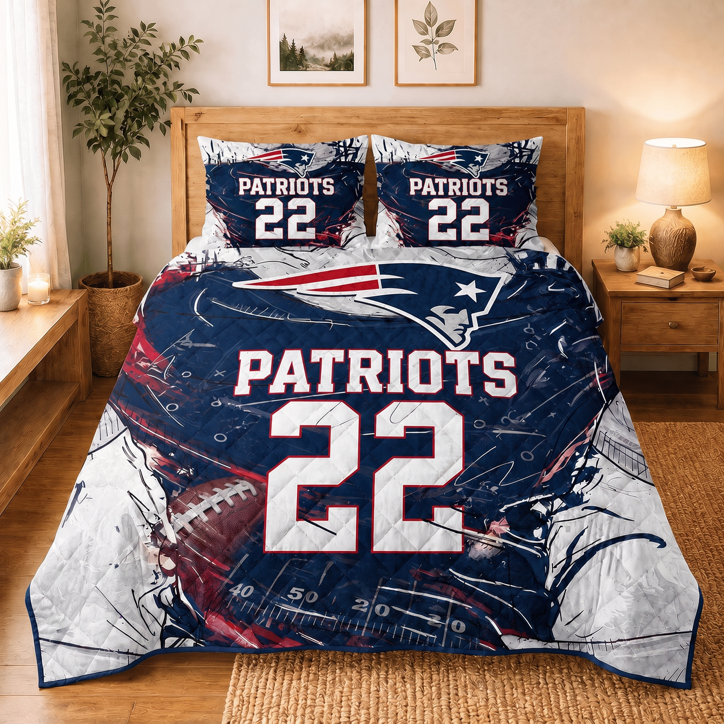 NEP x NFL Premium Bedding Sets Personalized Gift For Fan