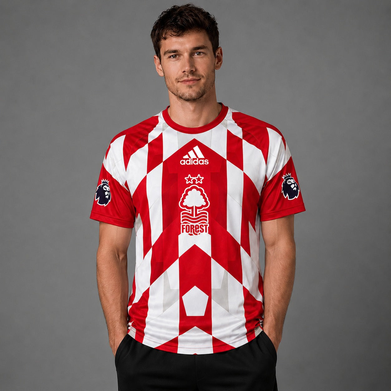 NF x Premium EPL Geometric Fan Performance T-Shirt