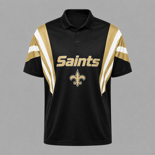 NO x NFL Sleeve Collared Sports Polo Shirt