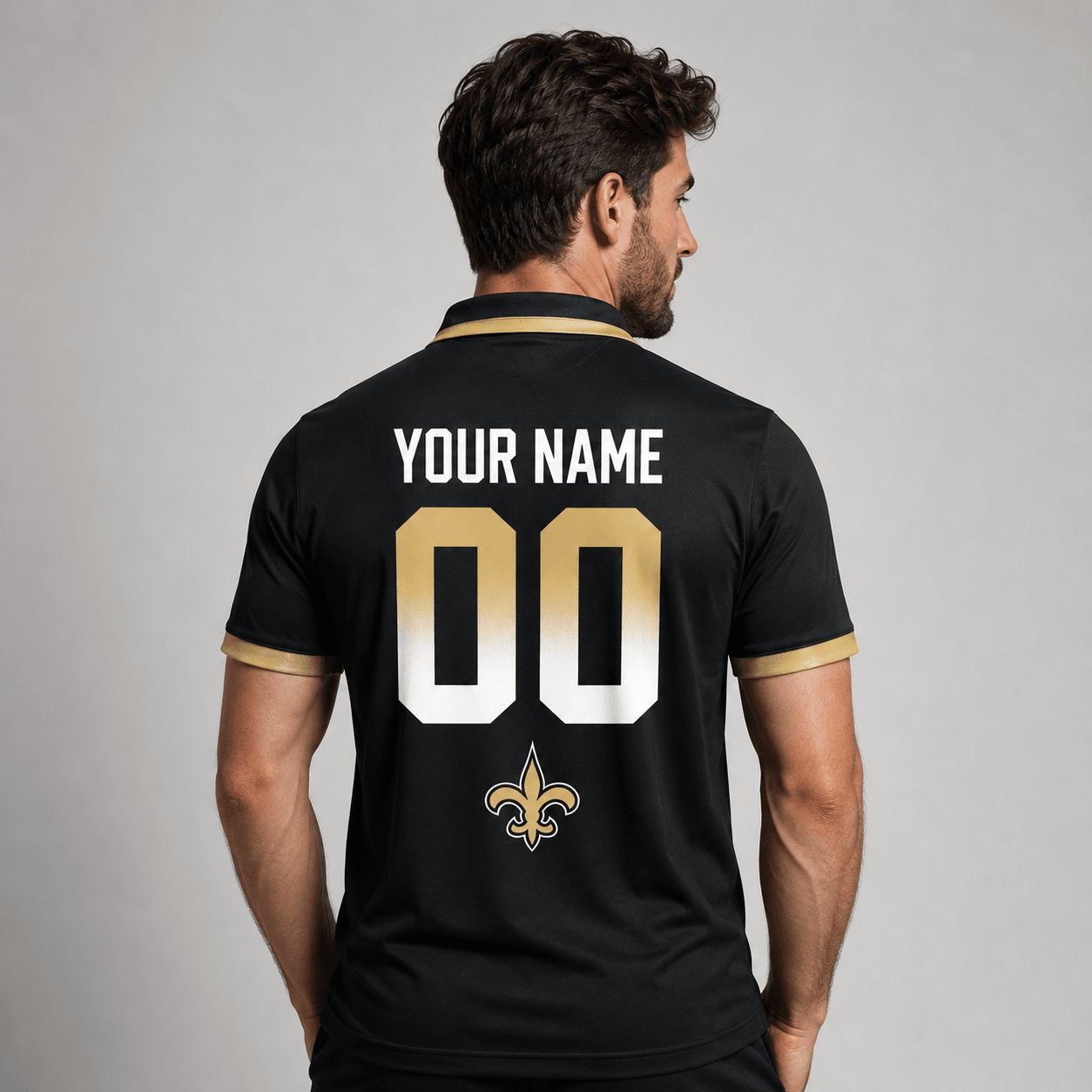 NOS Premium NFL Personalized Match Day Polo Shirt