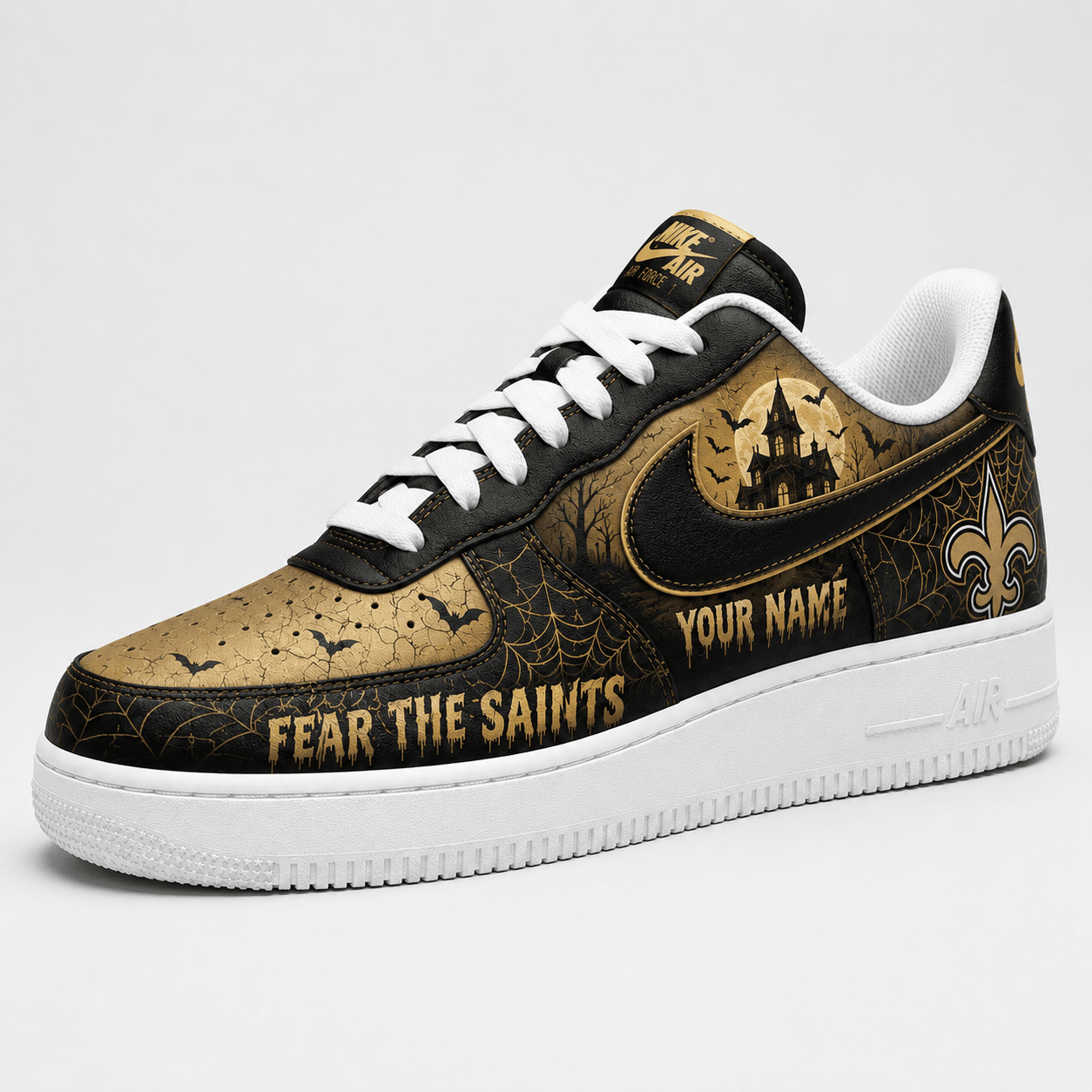 NOS x Premium NFL Fear The Team Halloween AF1 Sneakers
