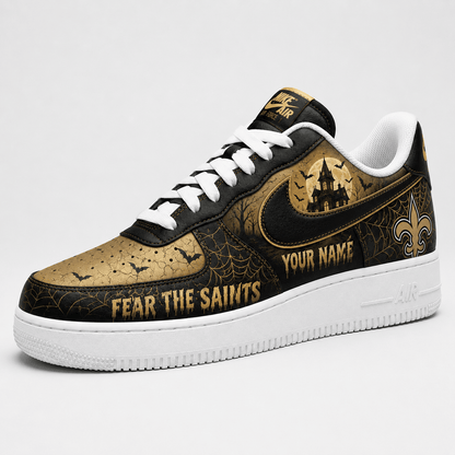 NOS x Premium NFL Fear The Team Halloween AF1 Sneakers