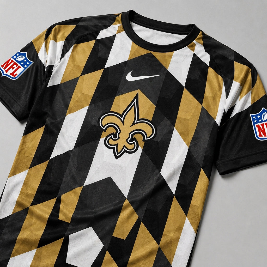 NOS x Premium NFL Geometric Fan Performance T-Shirt