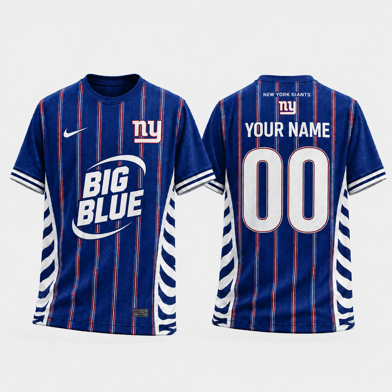 NYG x NFL Personalized T-Shirt for Football Fans
