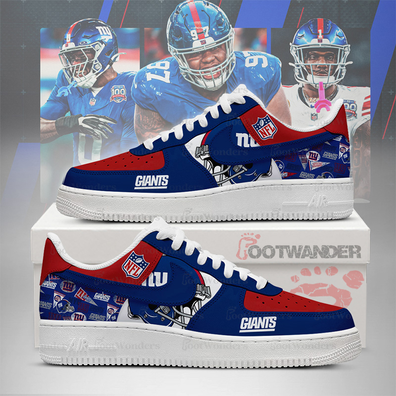 NYG x NFL Premium V2 AF1 Sneakers DDT