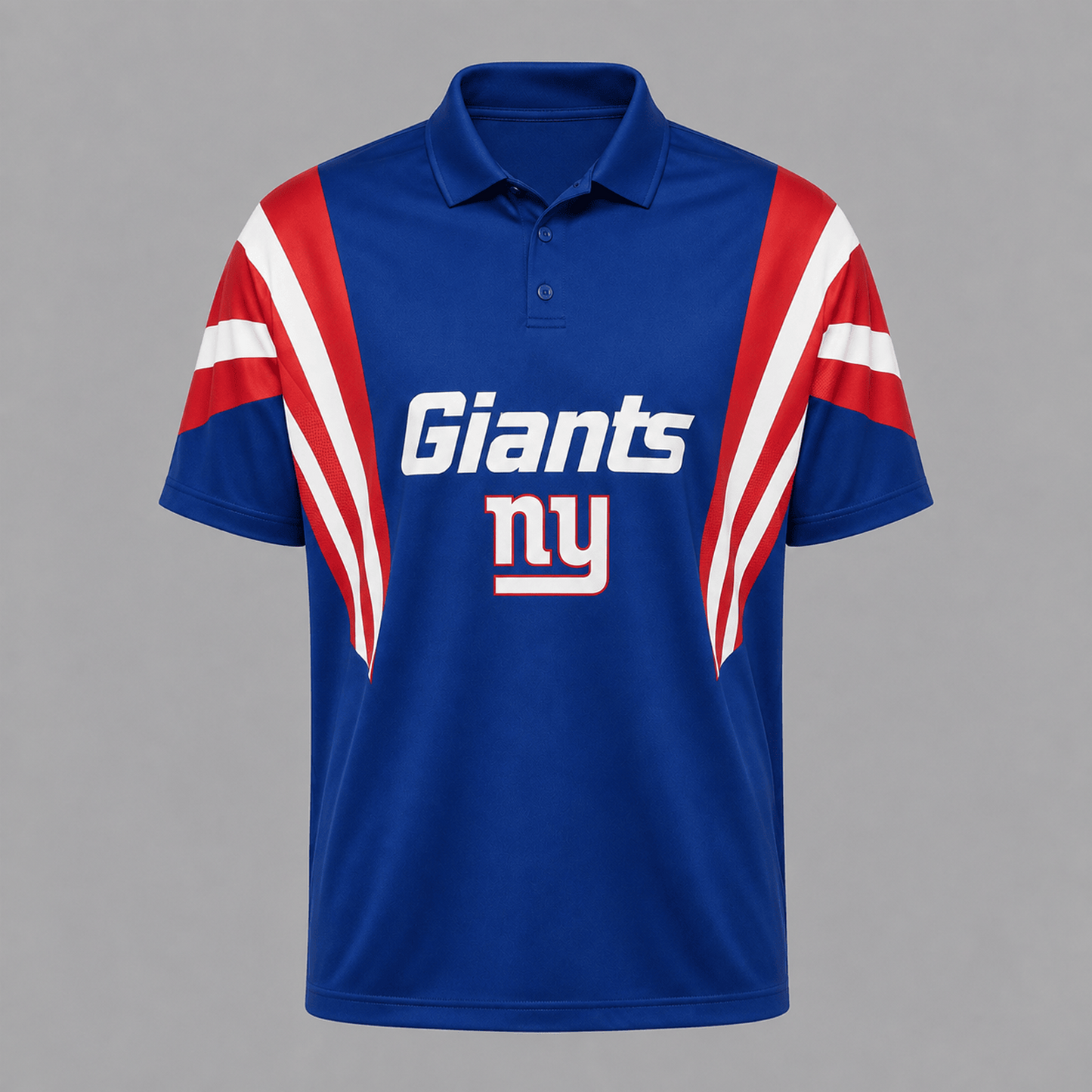 NYG x NFL Sleeve Collared Sports Polo Shirt