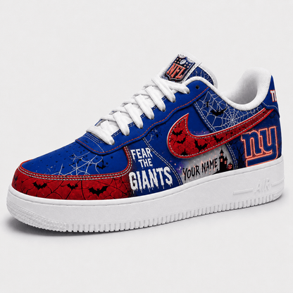NYG x Premium NFL Fear The Team Halloween AF1 Sneakers