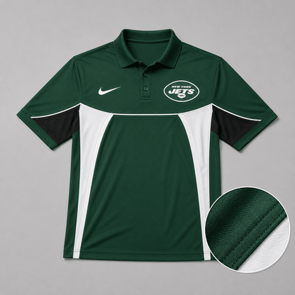 NYJ Premium NFL Personalized Sports Style Polo Shirt