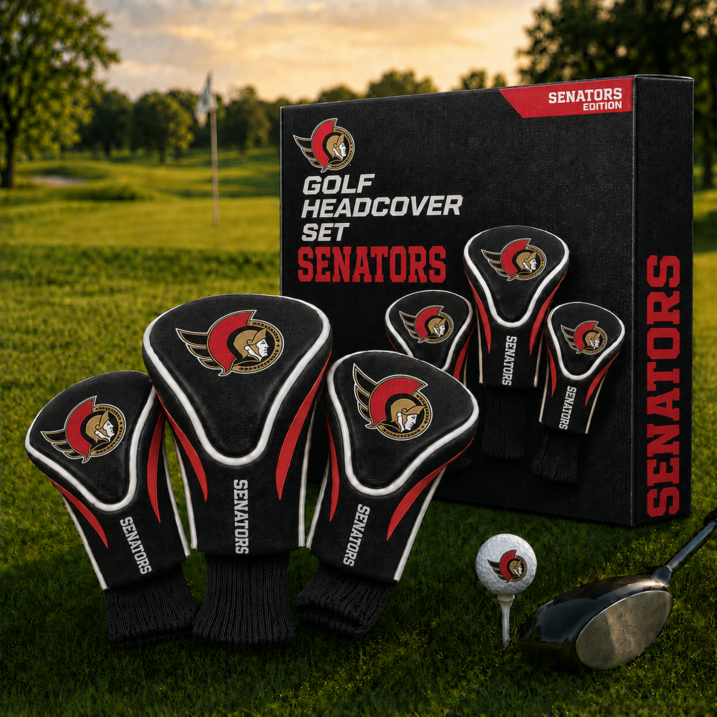 OTT Team Golf NHL 3-Pack Contour Sock Headcovers