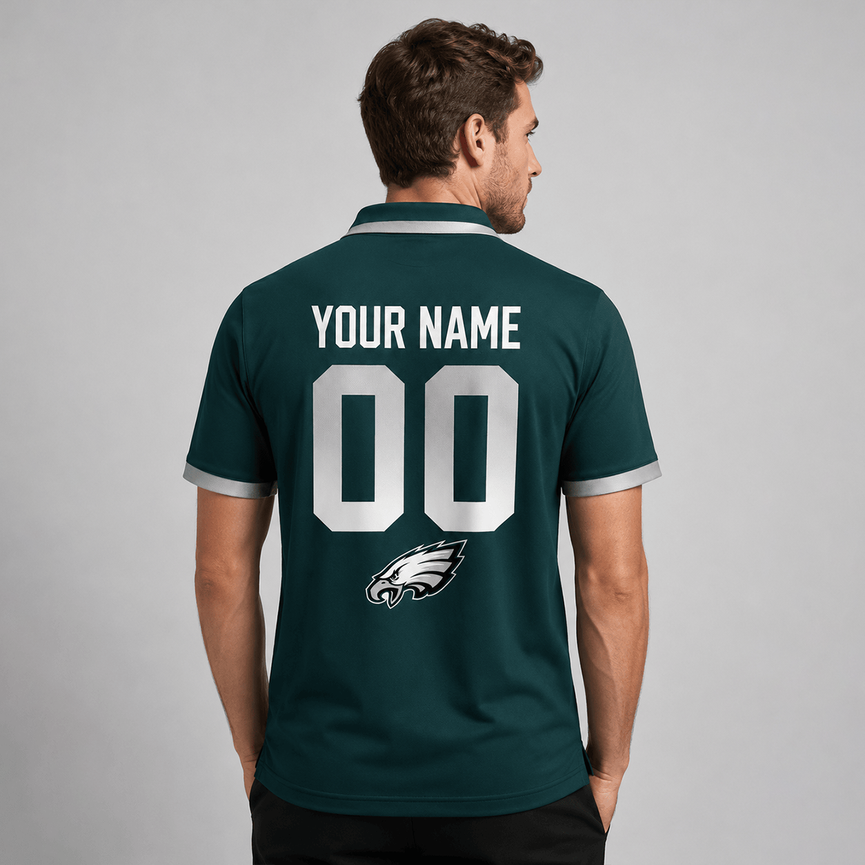 PE Premium NFL Personalized Match Day Polo Shirt