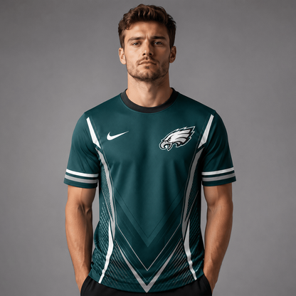 PE x NFL Custom Name Number Personalized Athletic T-Shirt