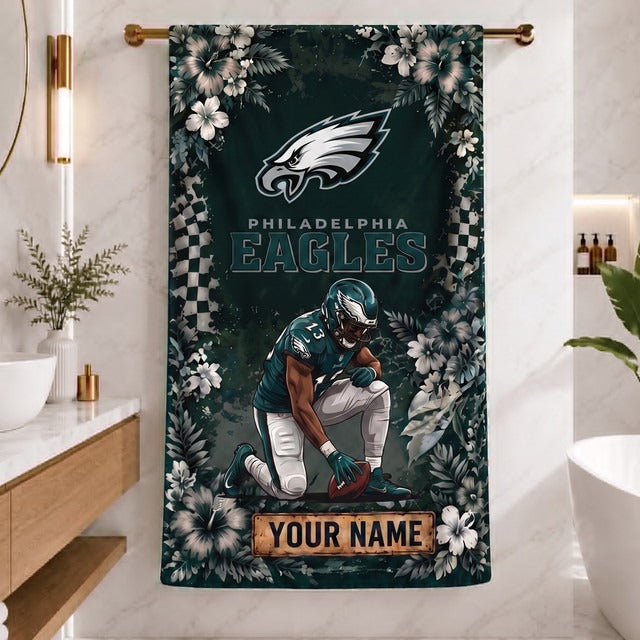 PE x NFL Steel Curtain Football Beach Towel