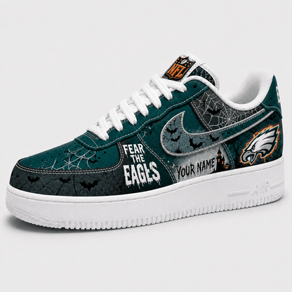 PE x Premium NFL Fear The Team Halloween AF1 Sneakers