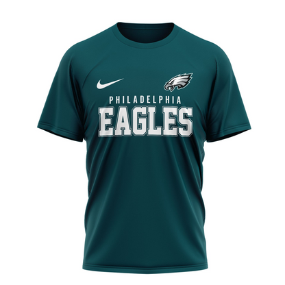 PHI x NFL Whole Lot of Football Christian Cross 3D Shirt